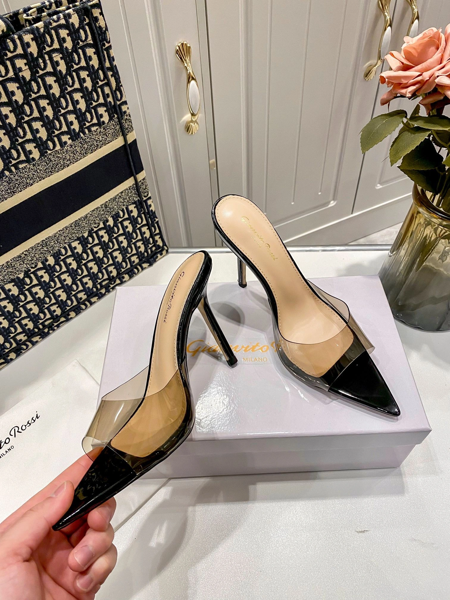 Other brands G11050.85RIC.GSVFUNE Heel height：10CM item:ET-X234E0817W